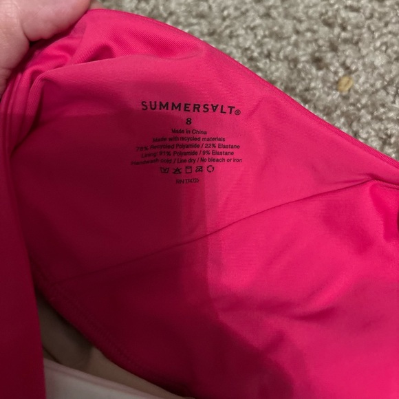 Summersalt The Sidestroke one-piece swimsuit Size 8 - Picture 4 of 7